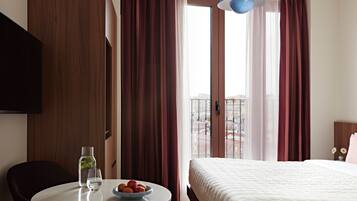 In-room safe, blackout curtains, iron/ironing board (on request)