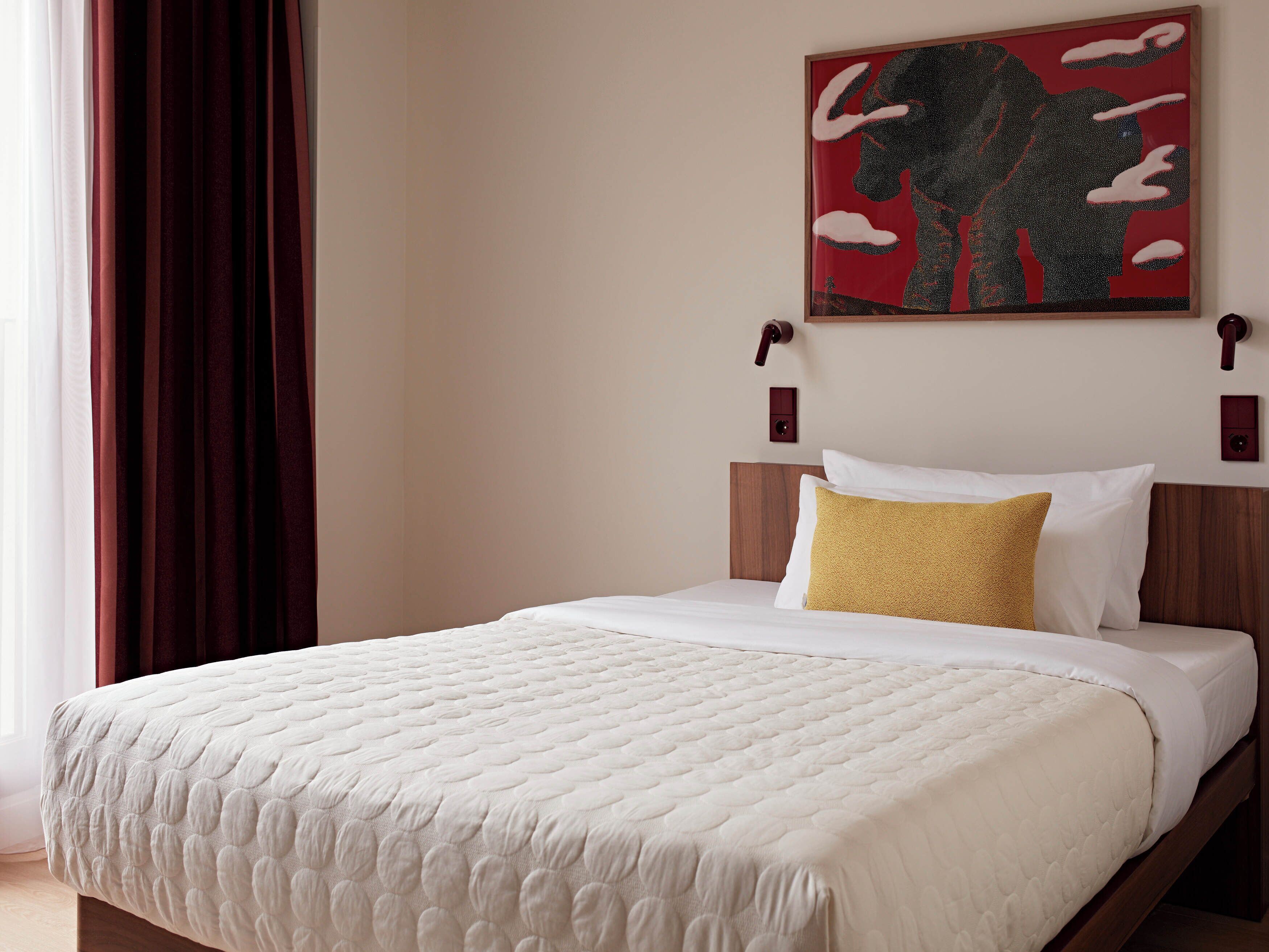 In-room safe, blackout curtains, iron/ironing board (on request)
