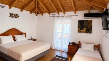 1 bedroom, travel crib, WiFi, bed sheets