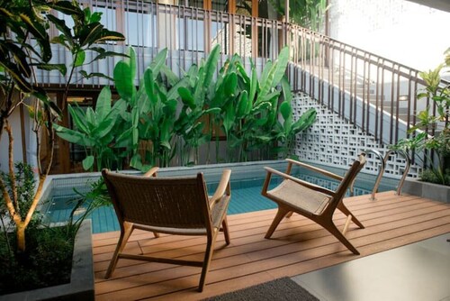 Cozy Mezzanine Loft Bedroom and Master Suite with Shared Pool & Co-Work Deck