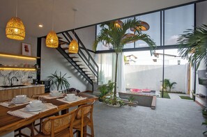 Dining - 1BR Villa Seminyak Pool & Cinema Loft 1 (Badung)