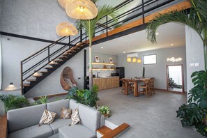 Living area - 1BR Villa Seminyak Pool & Cinema Loft 1 (Badung)