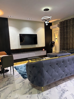 Family Apartment, Balcony | Living area - The Haven Hub (Abeokuta)
