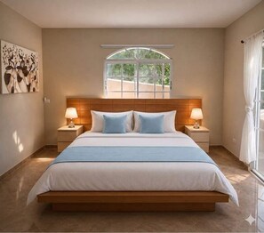 Iron/ironing board, WiFi, bed sheets - Fabulous family-friendly 5-bedroom villa with AC in vibrant Sosúa. (Sosúa)