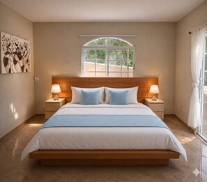 Iron/ironing board, WiFi, bed sheets - Fabulous family-friendly 5-bedroom villa with AC in vibrant Sosúa. (Sosúa)