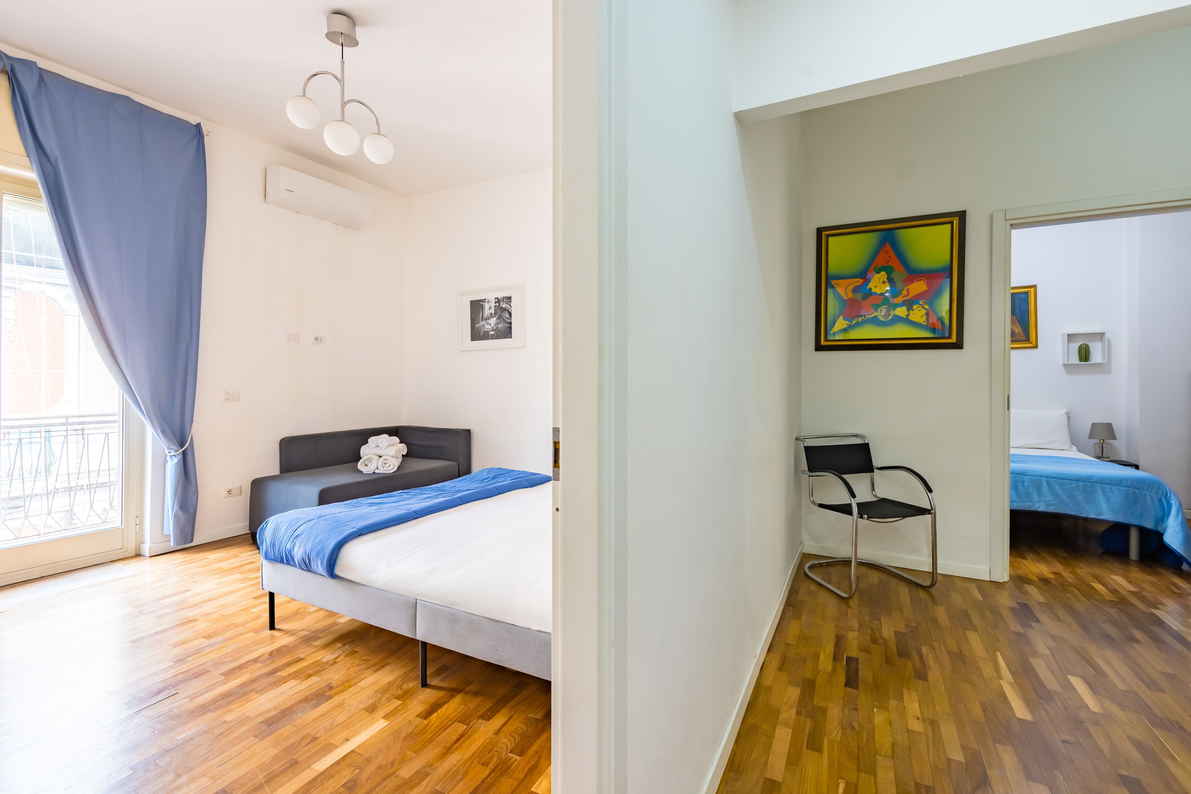 2 chambres, accès au Wi-Fi (inclus), literie fournie