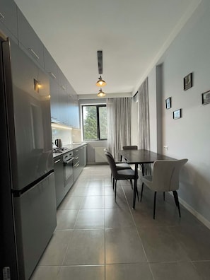 Private kitchen - Bright 2bedroom Apartment near Marjanishvili Metro (Tbilisi)