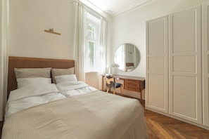 Superior-Apartment, Terrasse, Gartenblick | Wohnbereich