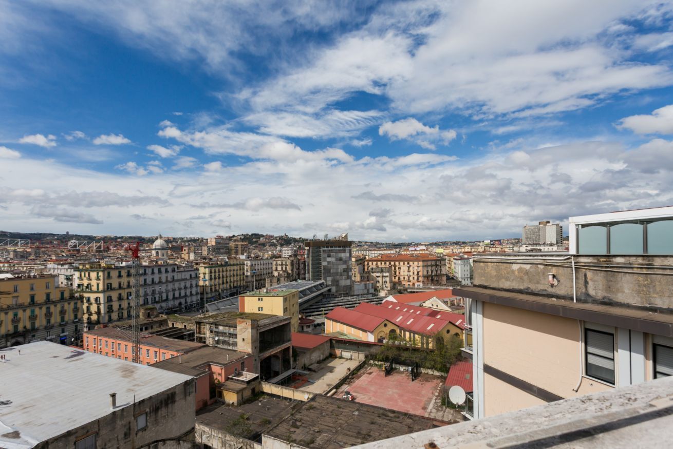 Blick von der Unterkunft