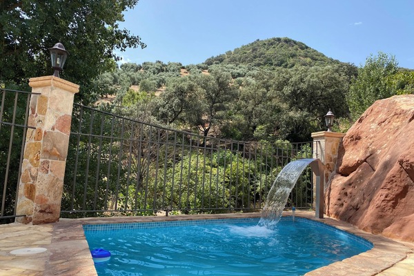 Vue sur piscine