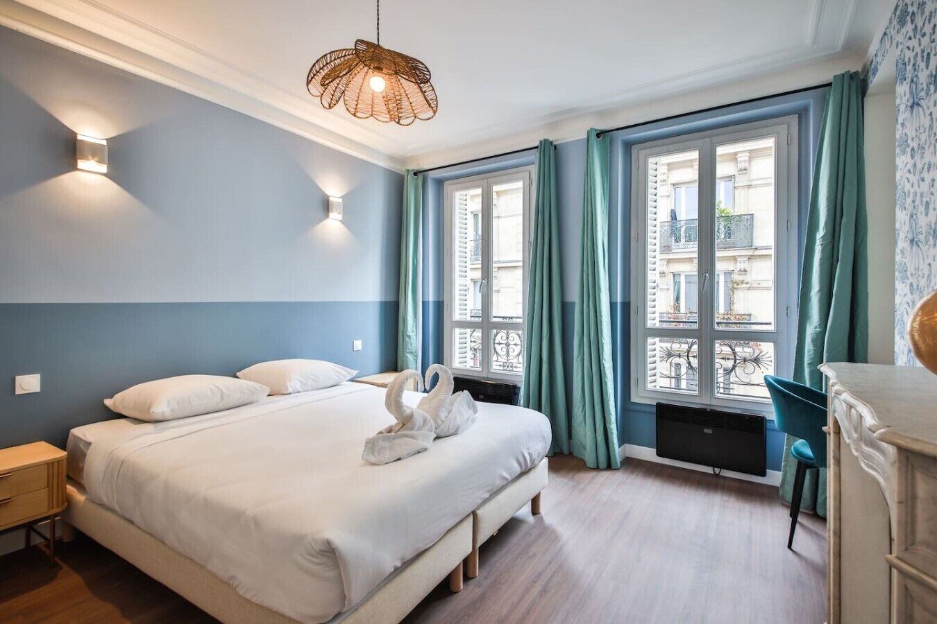 2 bedrooms, iron/ironing board, travel crib, WiFi