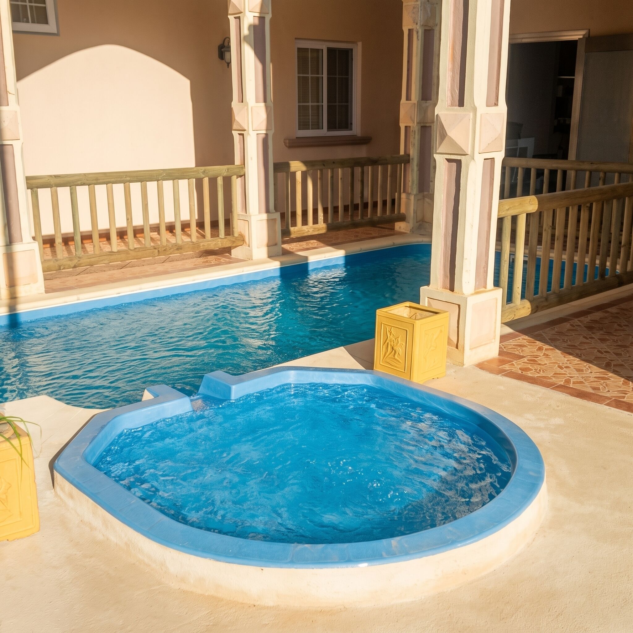 Swimming pool view