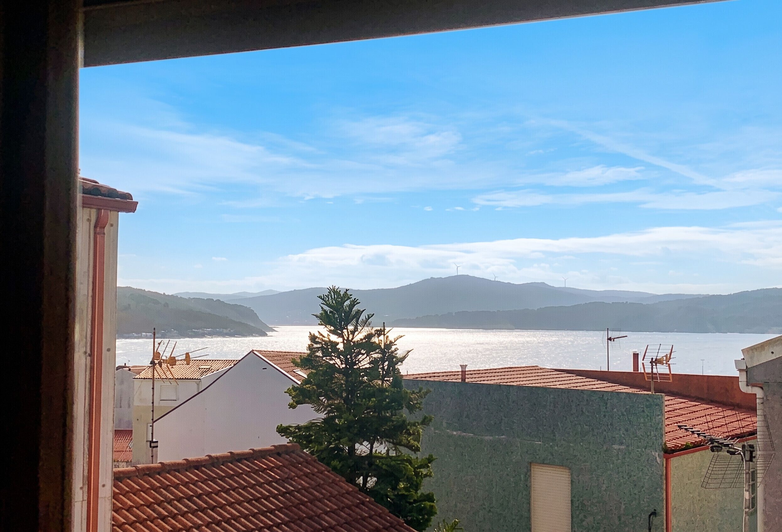 Blick von der Unterkunft