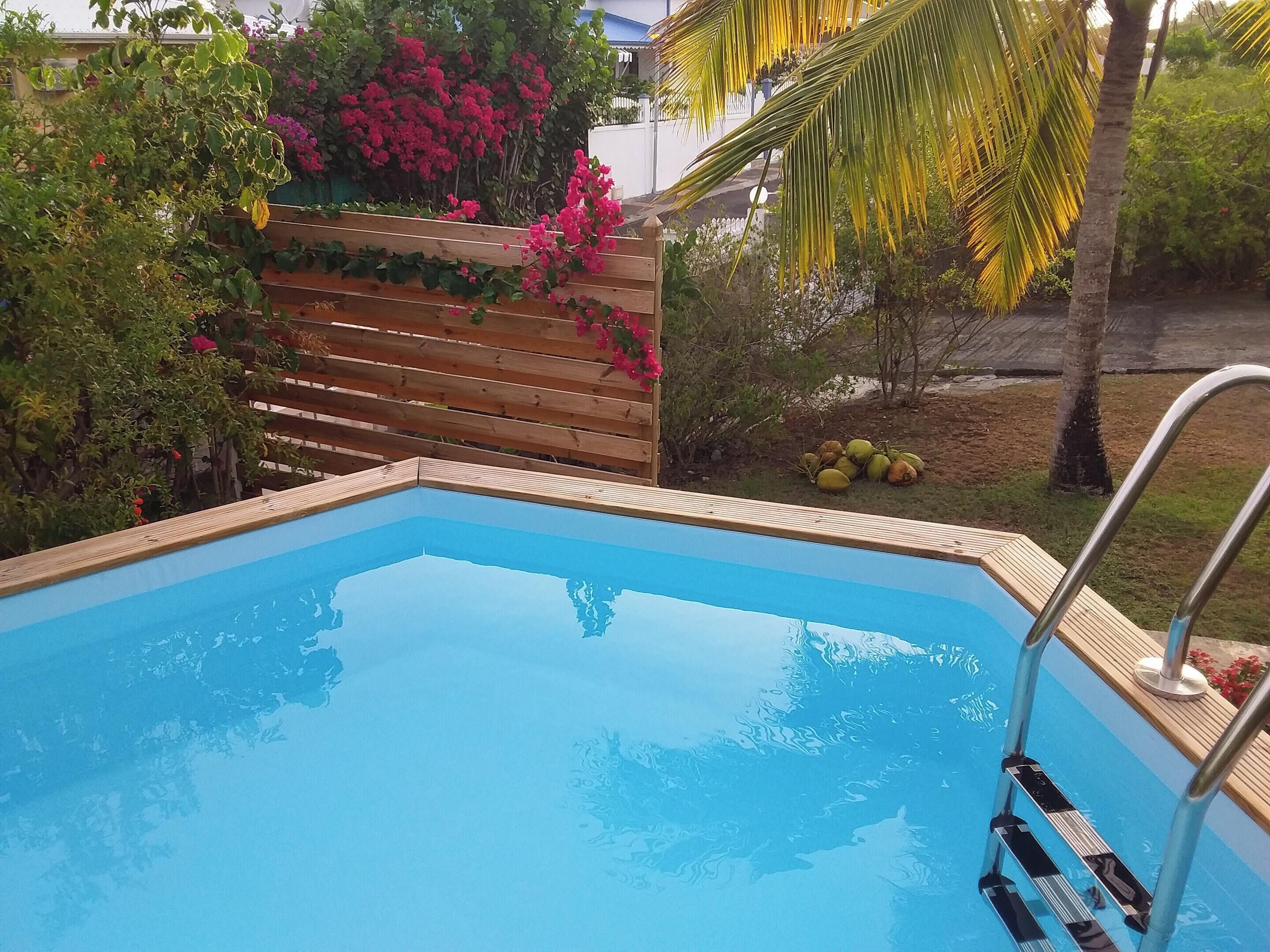 Vue sur piscine