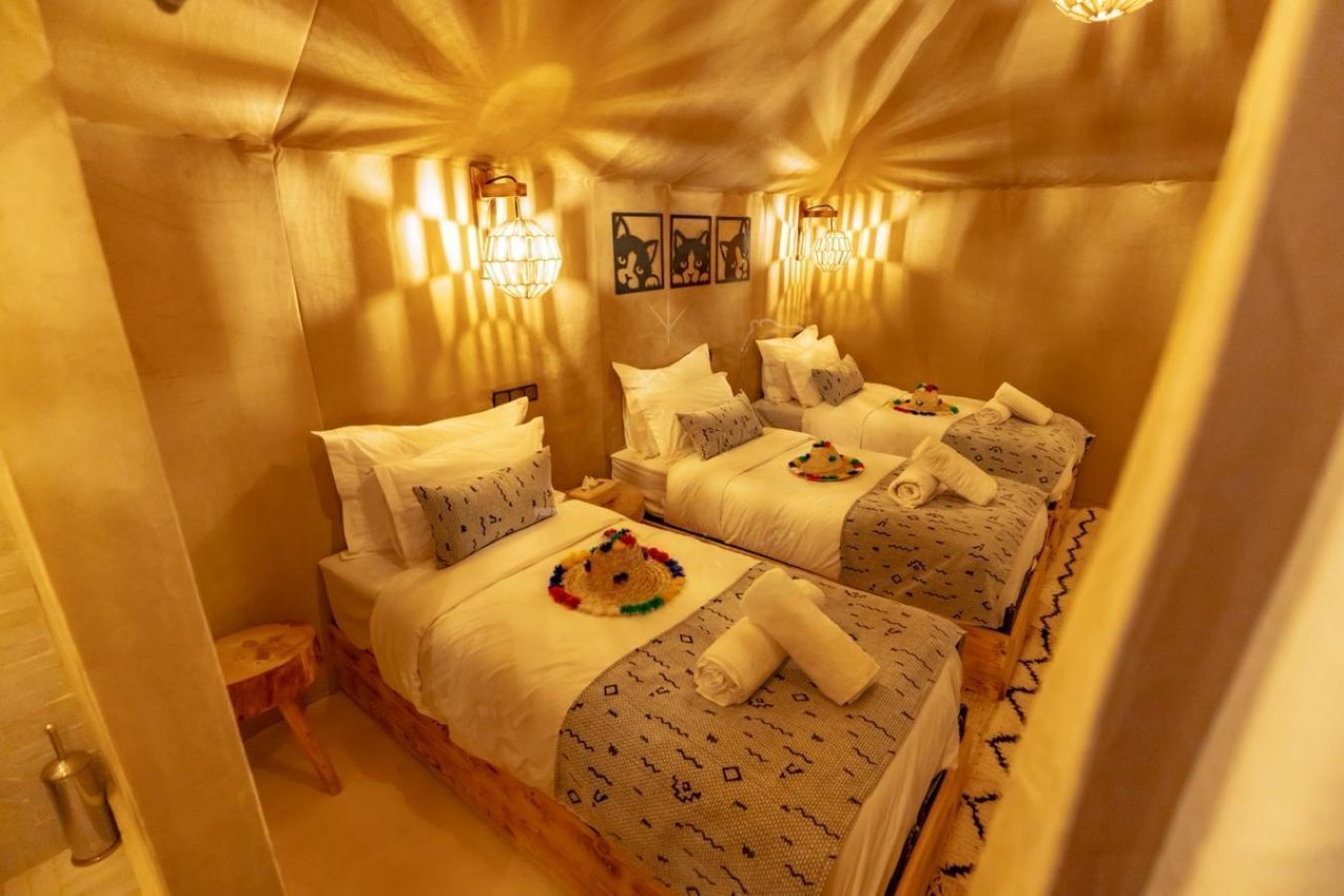 Deluxe driepersoonskamer, uitzicht op bergen | Spa
