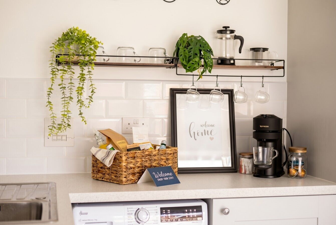 Your own coffee station with Nespresso, welcome treats and homely touches.