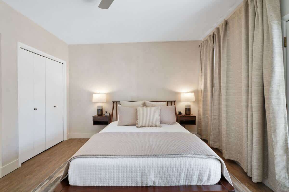 2 bedrooms, iron/ironing board, travel crib, WiFi