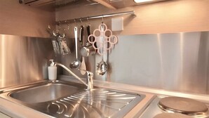 Familienstudio, Balkon | Eigene Küche