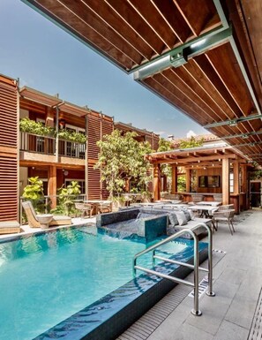 Beheizter Pool