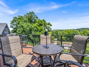 Outdoor dining - Family Getaway | Theater + Arcade (Knoxville)