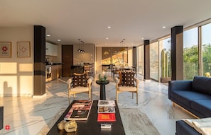 TV, offices - Casa Horacio by Kukun (Ciudad de México)