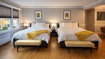 Iron/ironing board, travel crib, WiFi, bed sheets