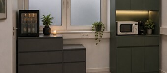 Business Apartment in Mönchengladbach with Parking, Nespresso, and Washing Machine