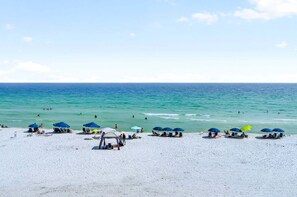 On the beach