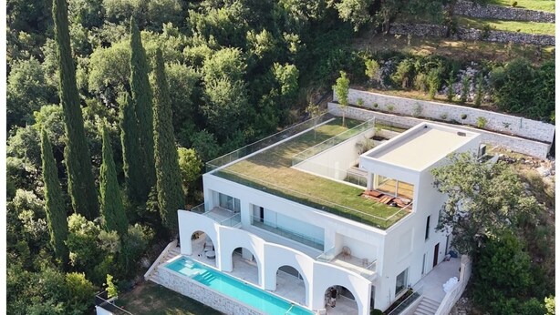 Exterior - New Modern Villa: Pool, BBQ, Sea View & Movie Room (TIVAT)