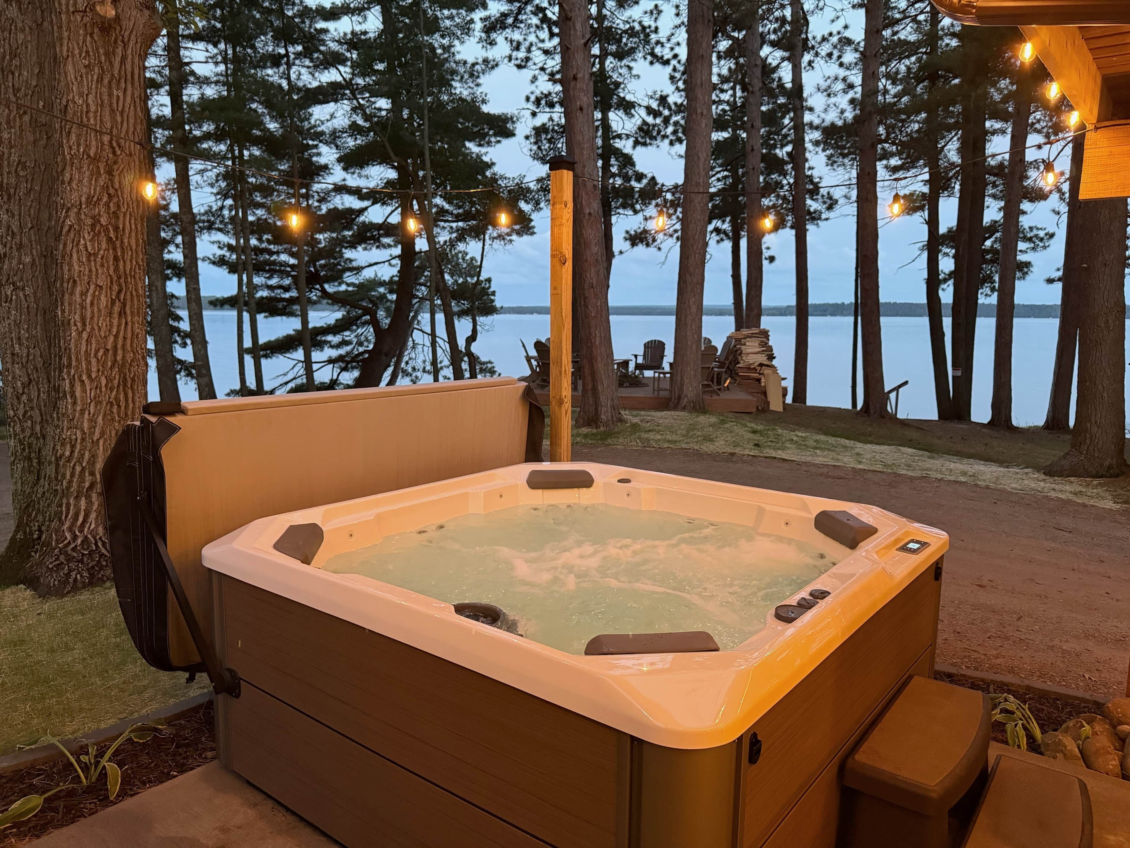 Bain à remous extérieur