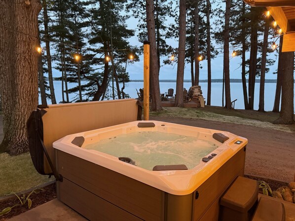 Bain à remous extérieur