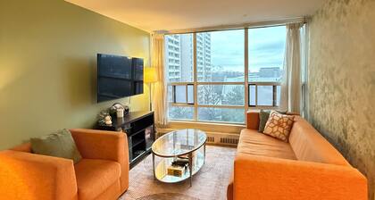 Bright & Spacious 1-Bedroom Apartment in York