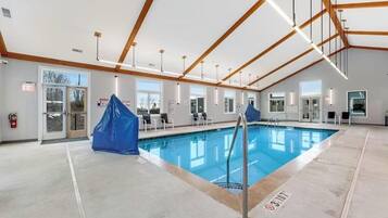 Indoor pool, a heated pool