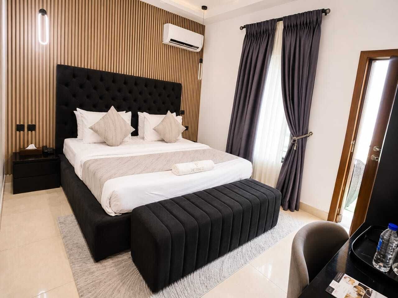 Premium bedding, down duvets, in-room safe, desk