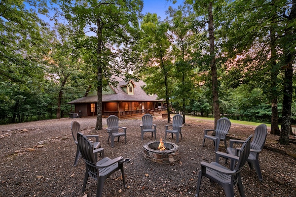 Evenings are well spent gathered around the fire pit where family and friends can roast marshmallows, share stories, and enjoy the fresh mountain air.