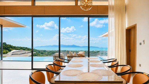 Ferienhaus, 6 Schlafzimmer, Meerblick | Speisen