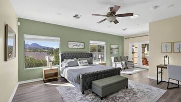 5 bedrooms, WiFi (free), bed sheets