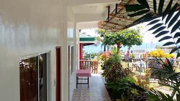 Deluxe Double Room, Balcony, Beach View | Terrace/patio
