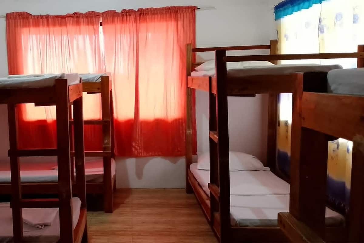 Dormitorio compartido básico, balcón, vista a la montaña | Ropa de cama 