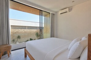 Luxury Villa, 3 Bedrooms, Balcony, Pool View | Iron/ironing board, WiFi (free), bed sheets - Luxe 3BR Private Pool Villa - 2min Beach (Cemagi)