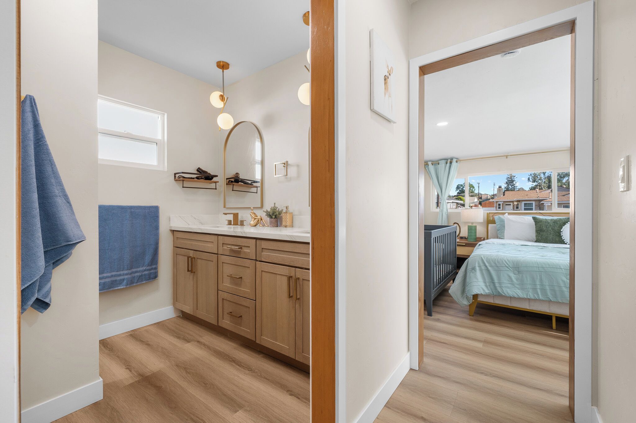 3 bedrooms, desk, iron/ironing board, free WiFi