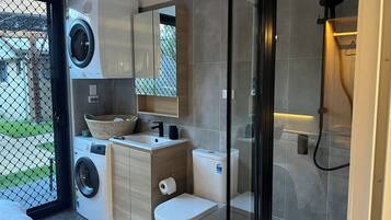 Towels, soap, toilet paper