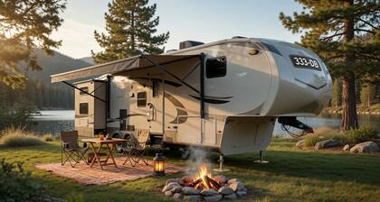 2-bedroom three AC RV on river front RV Resort at the cove rv resort