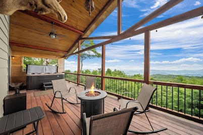 Viewtopia - Hot tub, Pool table, Fireplace
