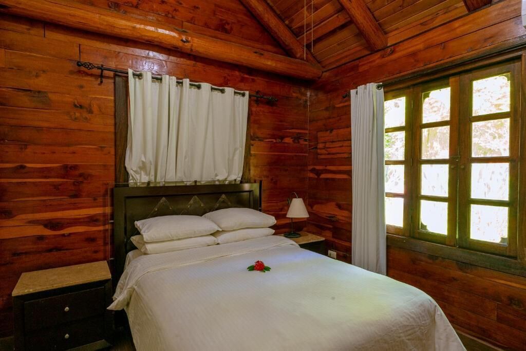 Cabin, Balcony, Garden View