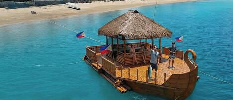 Private beach nearby