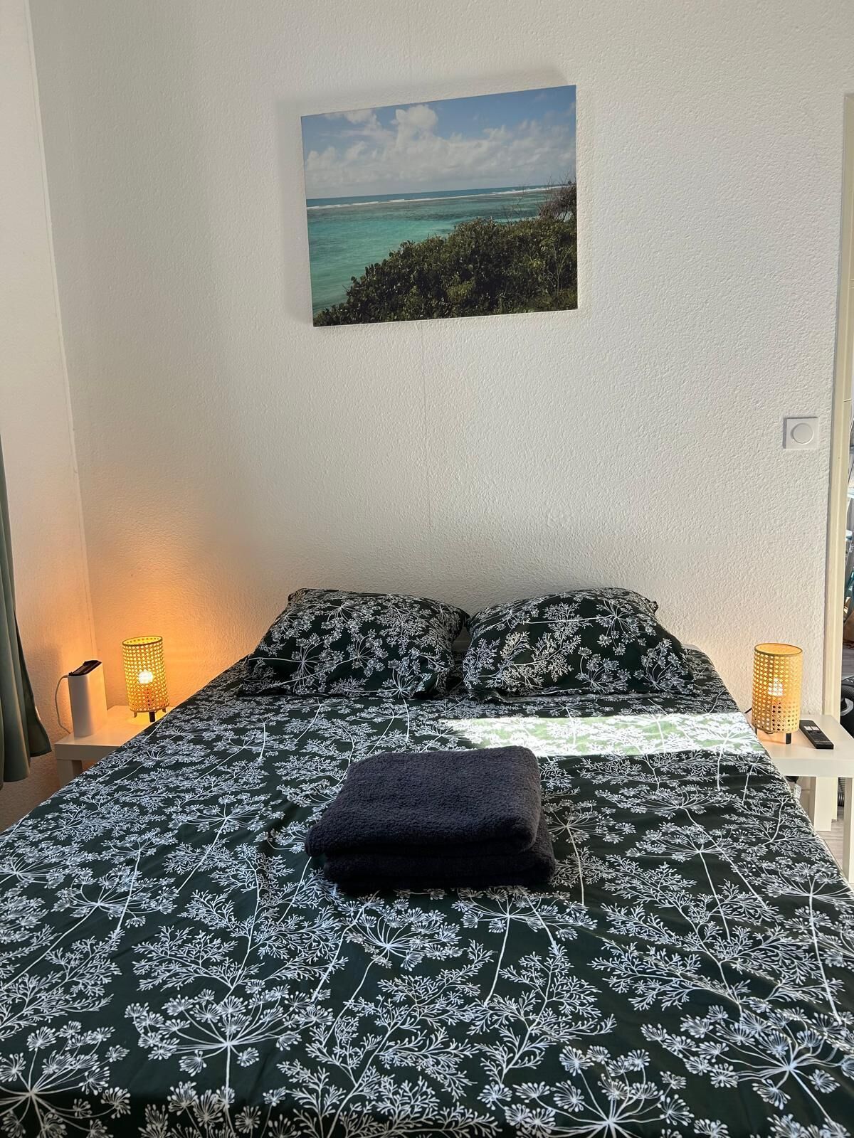 1 bedroom, iron/ironing board, Internet, bed sheets