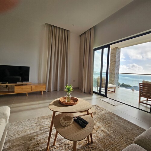 Lily Holiday Apartments  - A Modern Sea-View Apartment with AC near Au Cap Beach