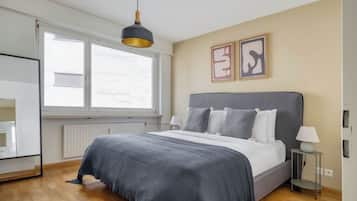 2 chambres, fer et planche à repasser, Wi-Fi, draps fournis
