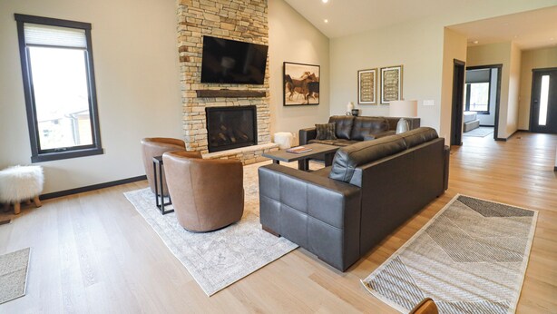 Smart TV, chimenea